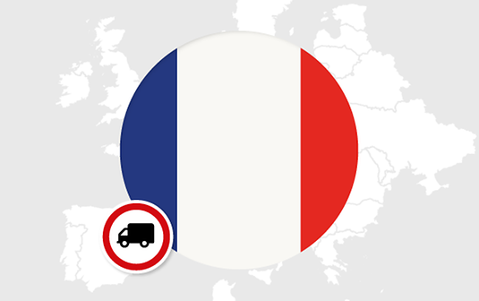 Restricție de circulație în Franța